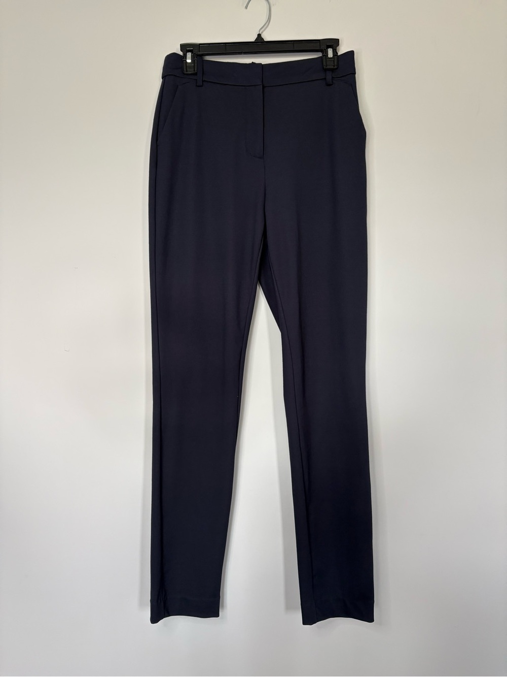 Talbots Navy Blue Stretchy Dress Pants High Waisted Slim Fit Office wear Work